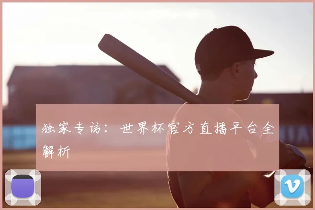 独家专访:世界杯官方直播平台全解析