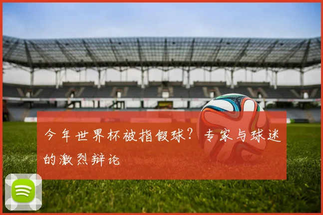 今年世界杯被指假球？专家与球迷的激烈辩论