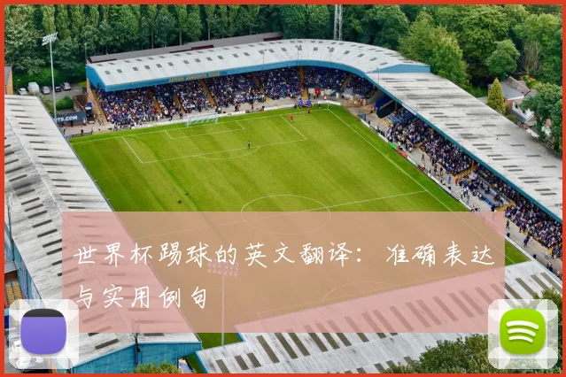 世界杯踢球的英文翻译:准确表达与实用例句