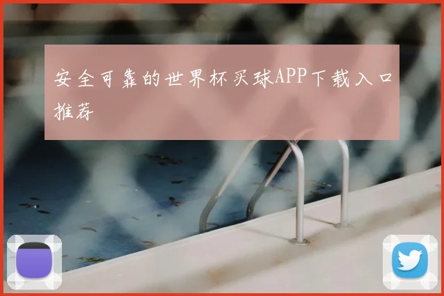 安全可靠的世界杯买球APP下载入口推荐