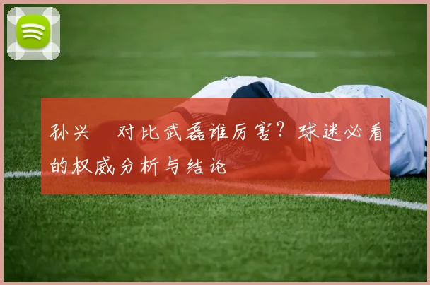 孙兴慜对比武磊谁厉害？球迷必看的权威分析与结论